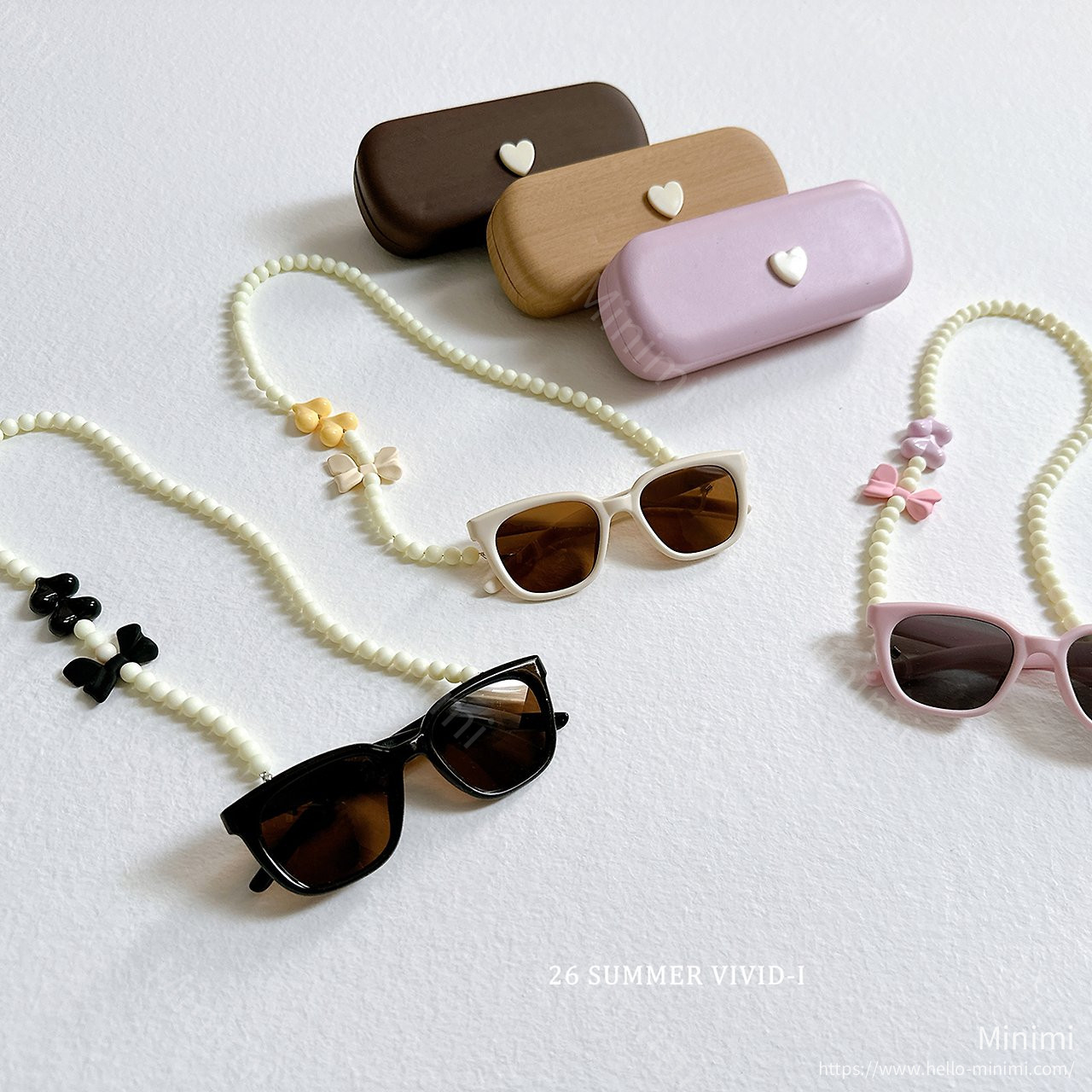 VIVID-I Heart Case Necklace Sunglasses 細節圖 1