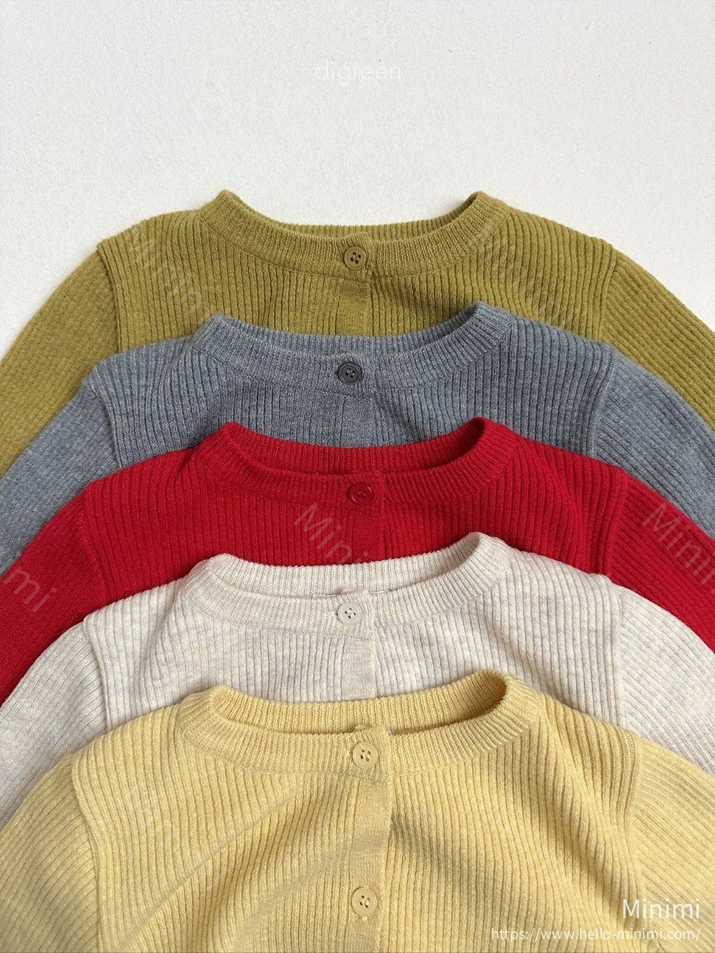 digreen Olive Cardigan 細節圖 2