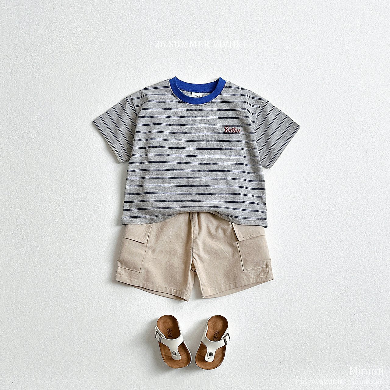 VIVID-I Better Embroidery Striped T-Shirt 細節圖 18