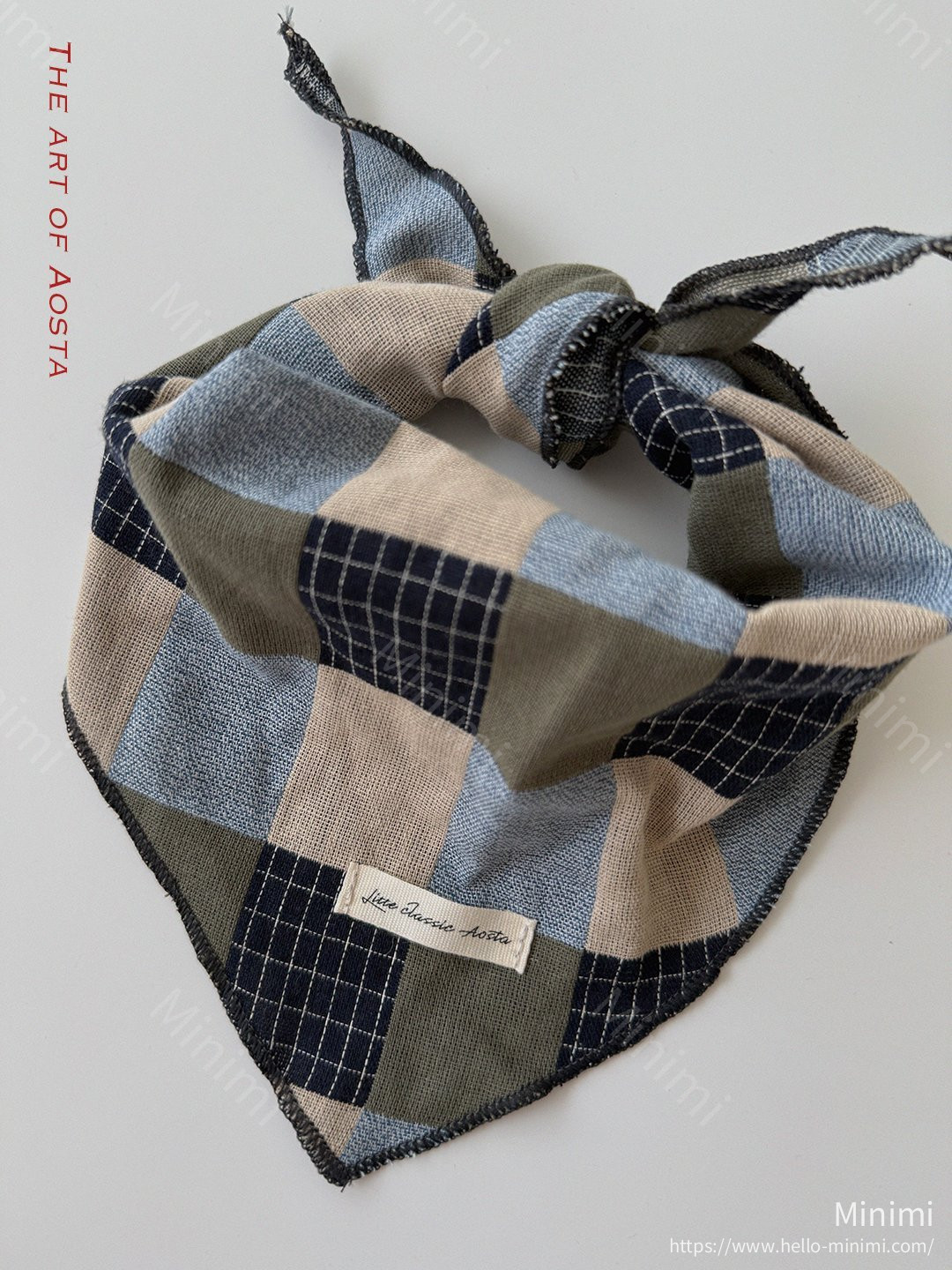 Aosta atelier Patchwork Scarf 細節圖 19
