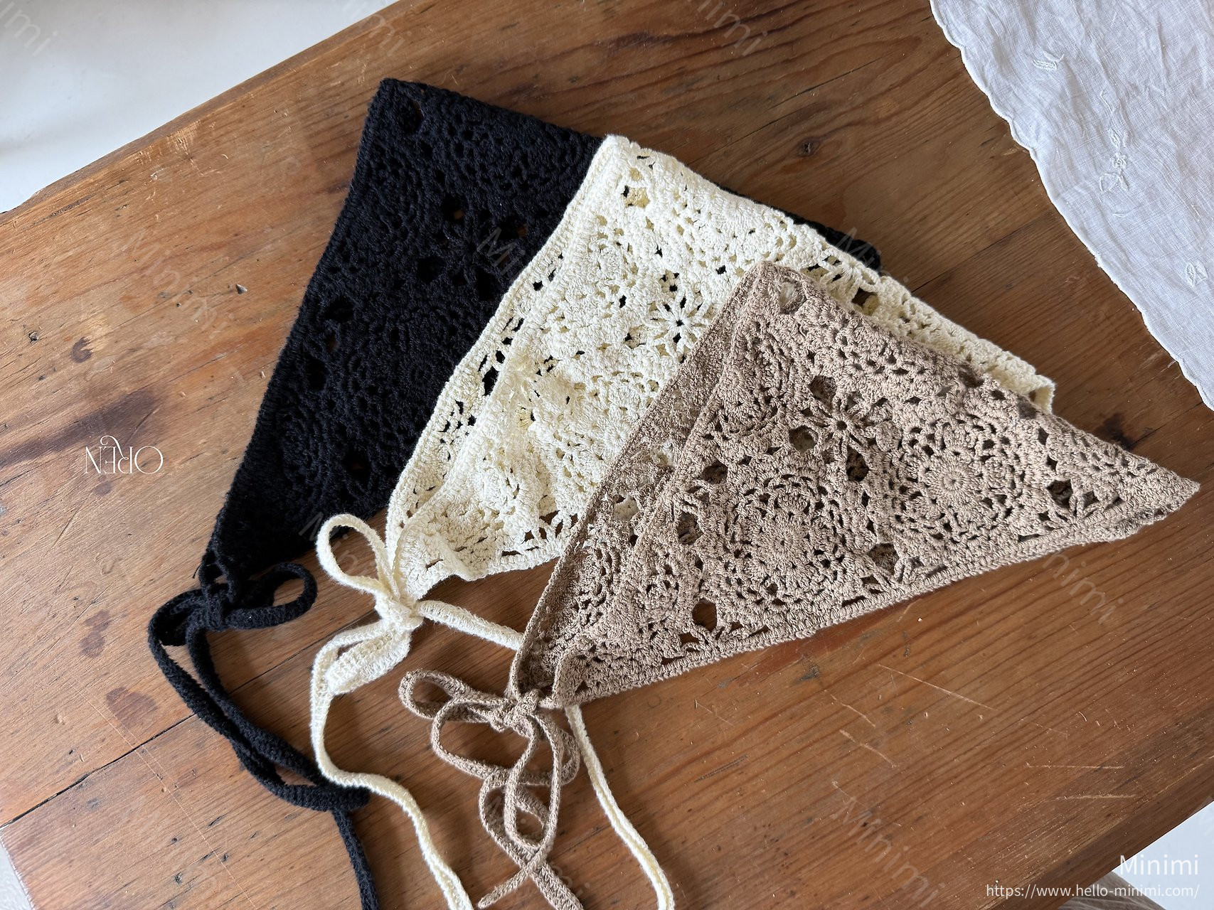 Oren Maison Crochet Kerchief 細節圖 23