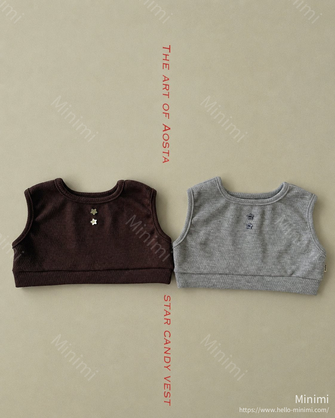 Aosta atelier Star Candy Vest 細節圖 1