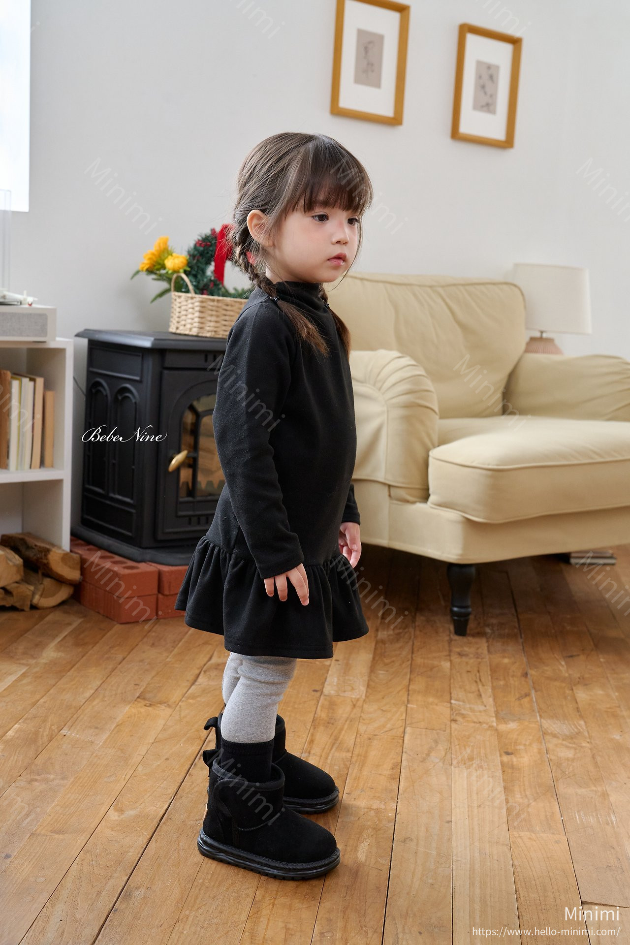 bebe nine Mock-Neck Dress 細節圖 12