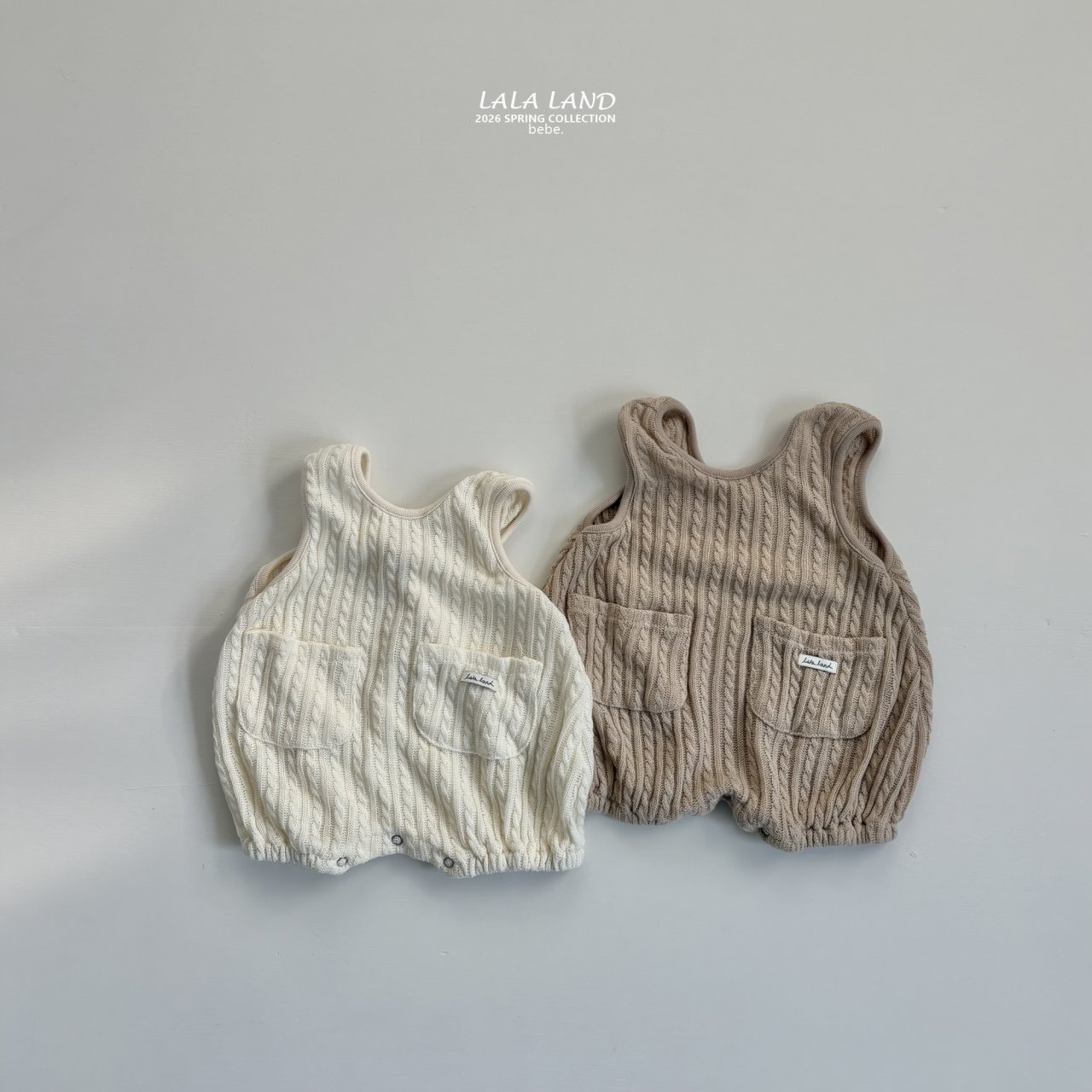 Cable Knit Overalls