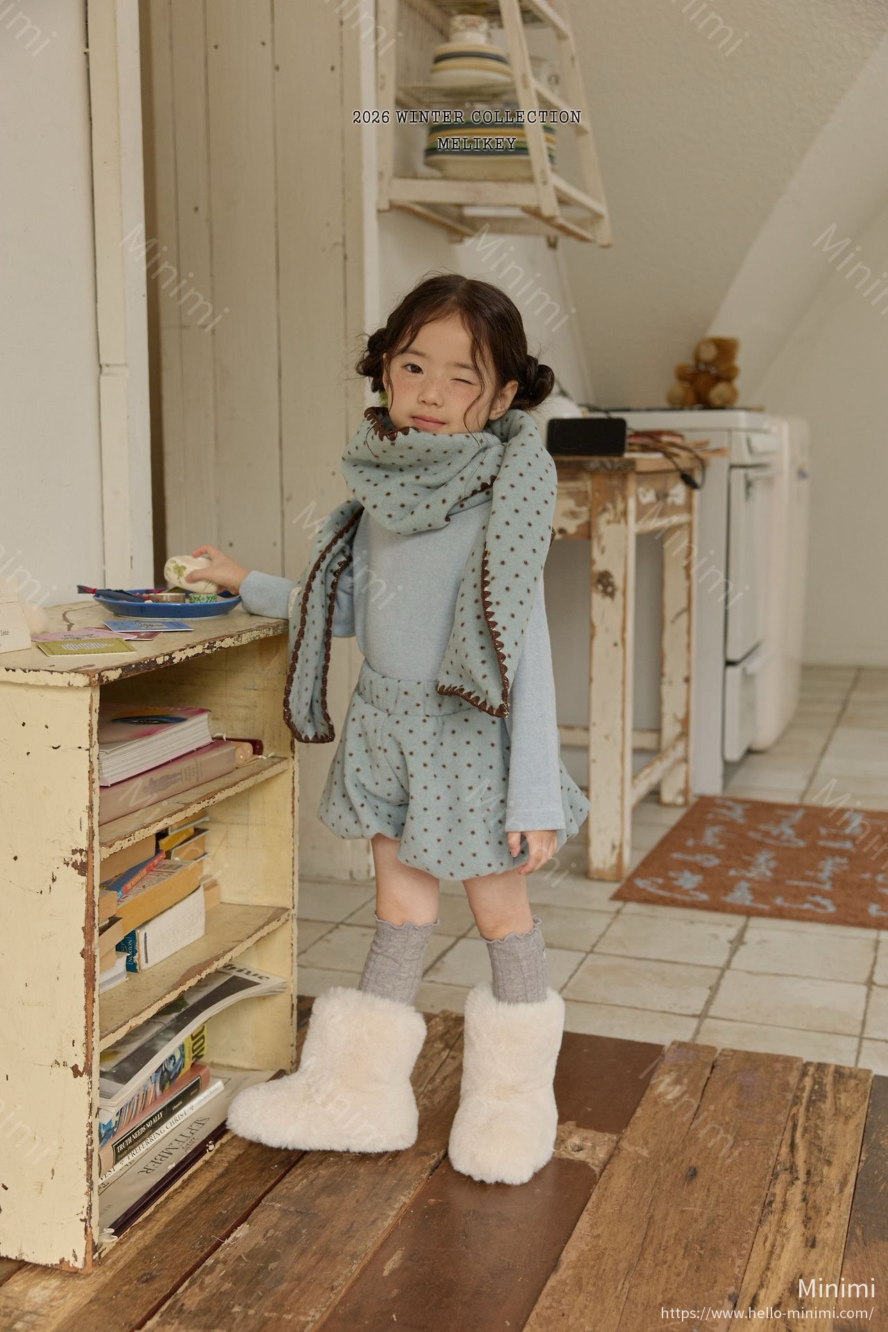 Melikey Mellow Dot Muffler 細節圖 7