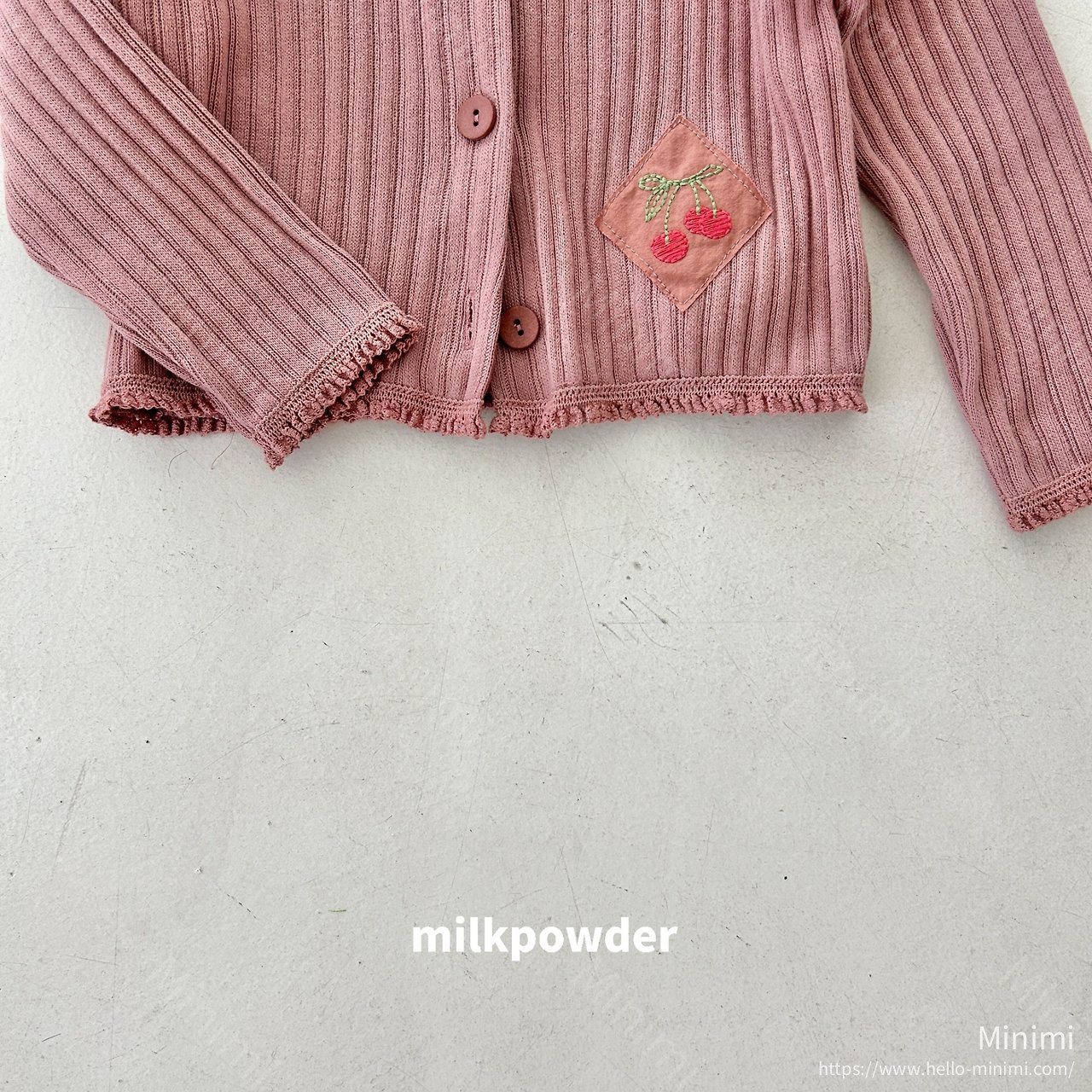 milkpowder Cherry Cardigan 細節圖 15