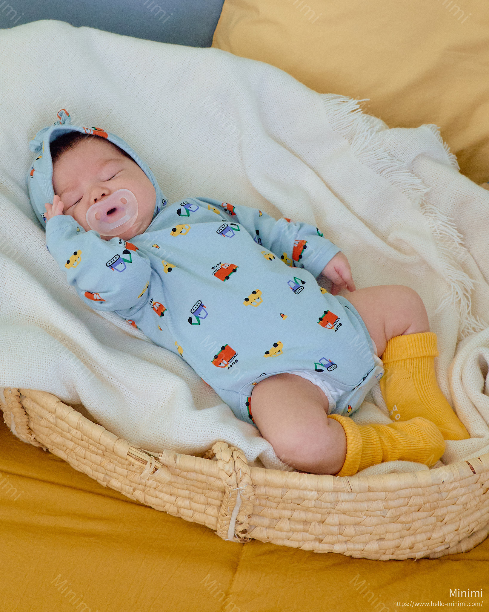 oott bebe Car Bodysuit + Bonnet Set 細節圖 13