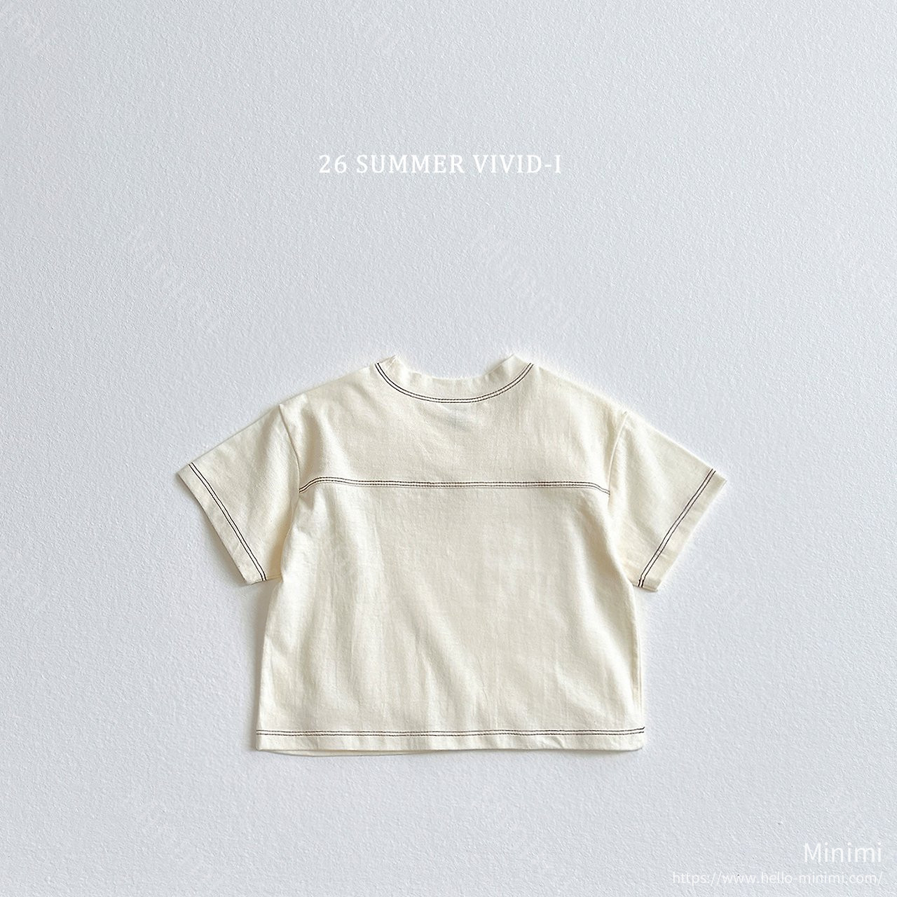 VIVID-I Slit Stitch T-Shirt 細節圖 5
