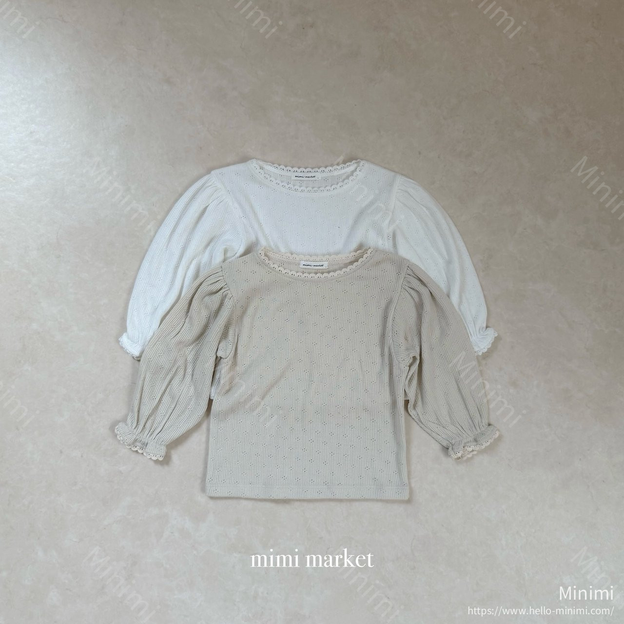 mimi-market Torsion Ive T-shirt - 韓國童裝代購主圖