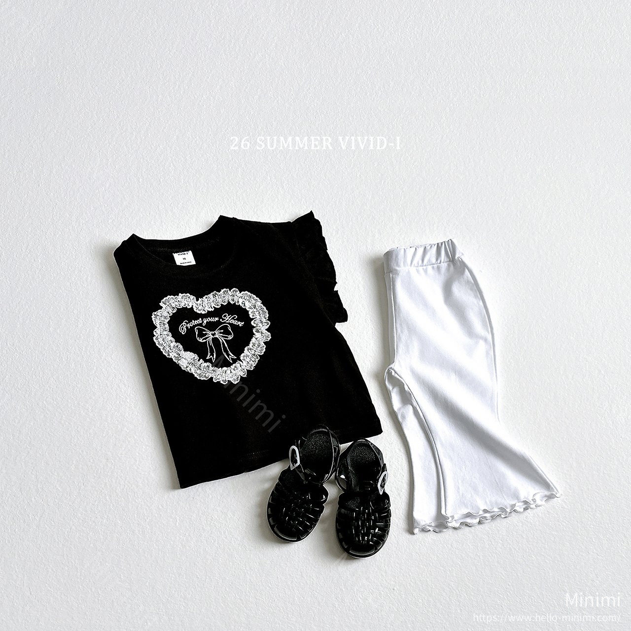 VIVID-I Lace Heart Ruffle T-Shirt 細節圖 10