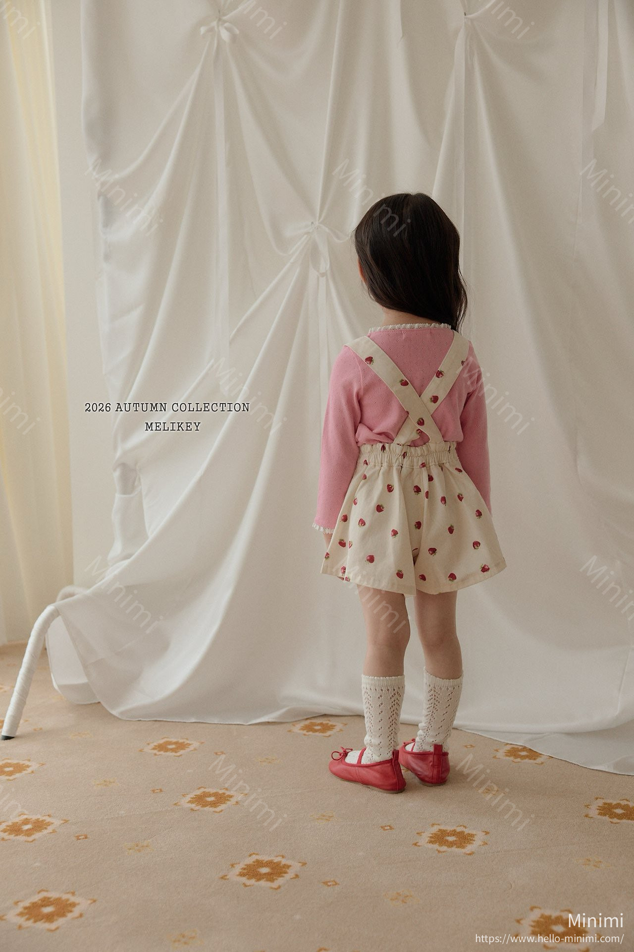 Melikey Strawberry Heart Overalls 細節圖 24
