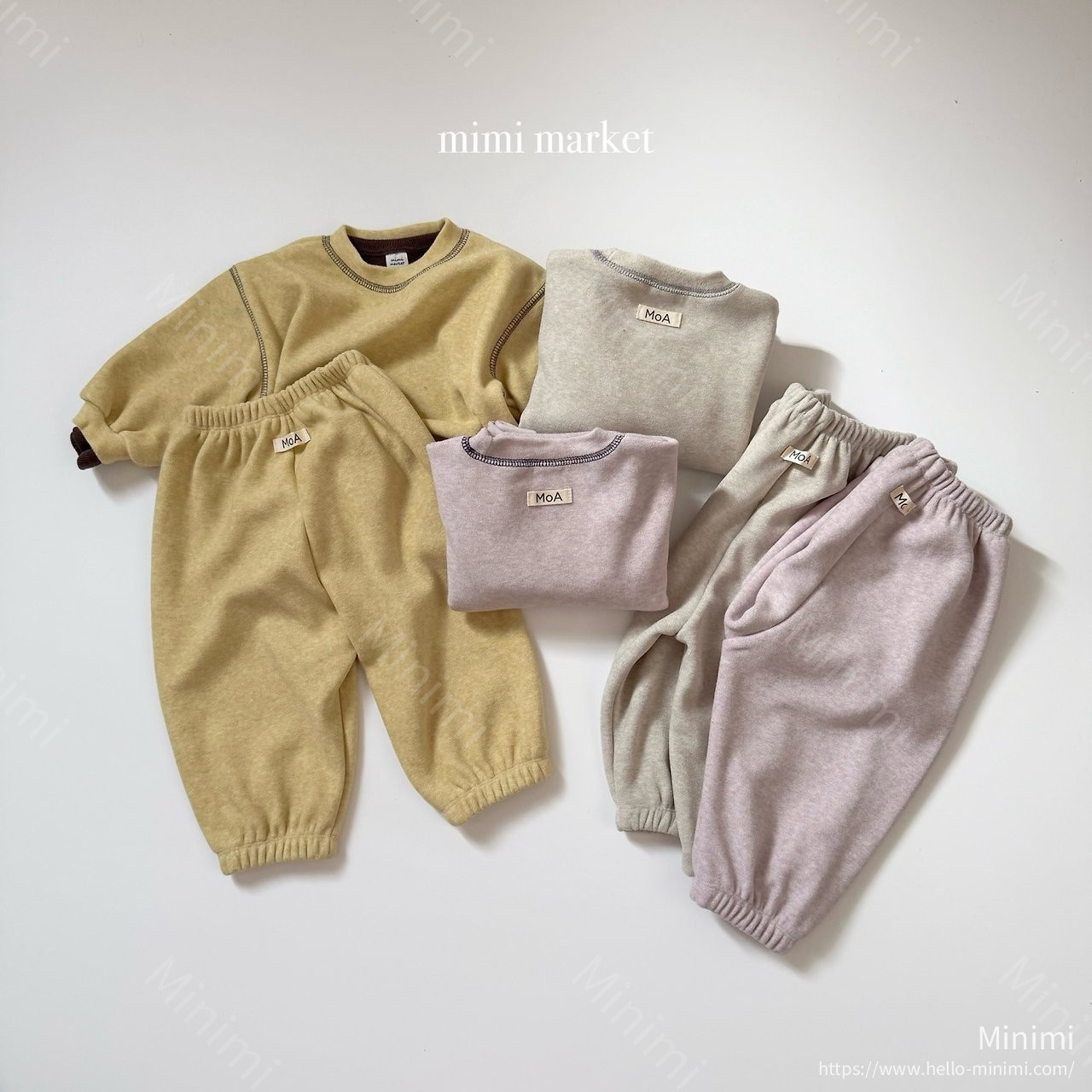 mimi-market Mink Terry Pants 細節圖 1