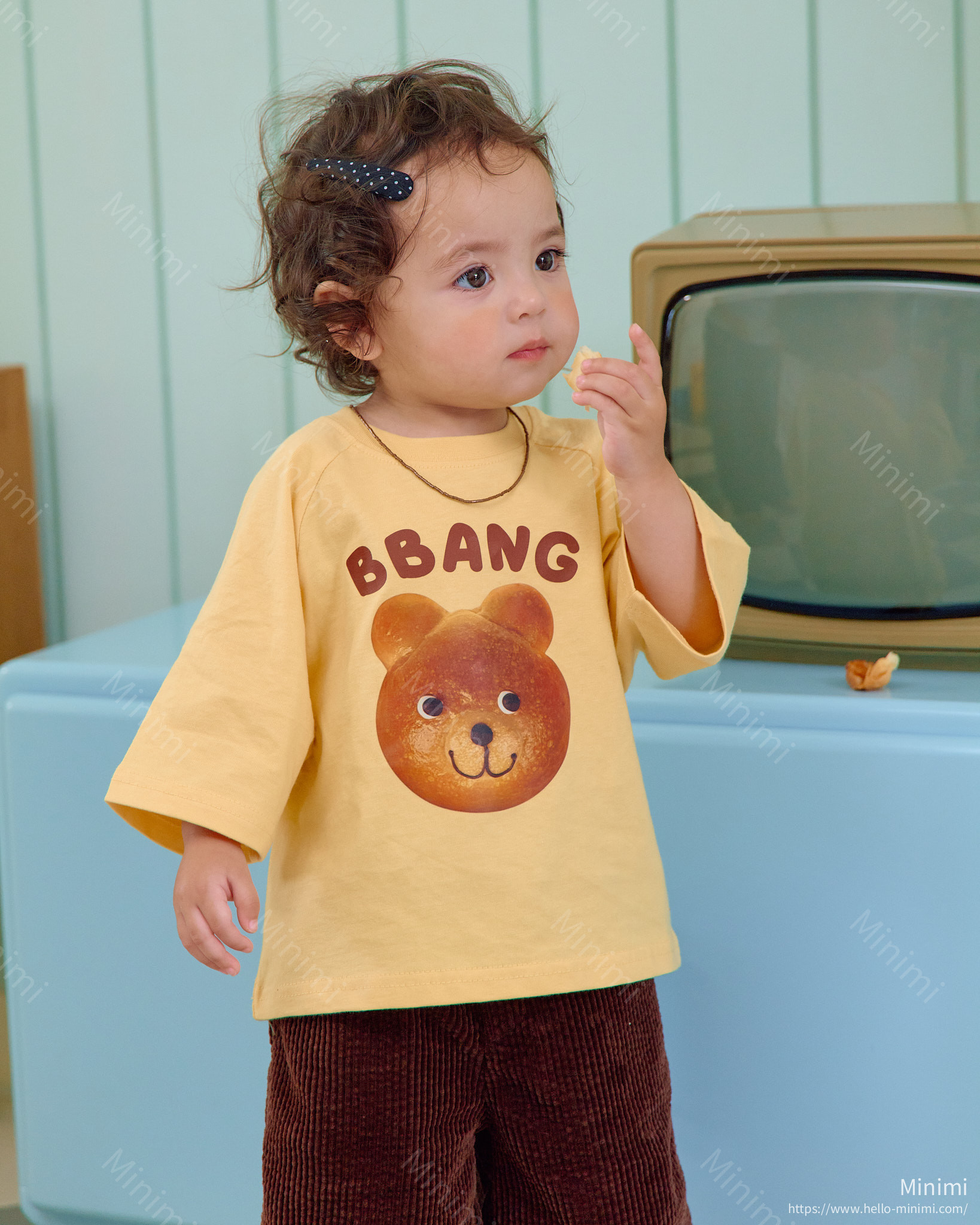 oott bebe Bread Raglan T-shirt (Kids) 細節圖 28