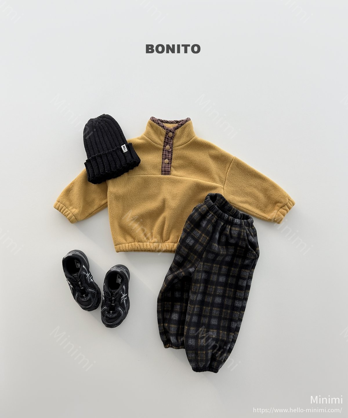 BONITO Check Fleece Jogger Pants 細節圖 5