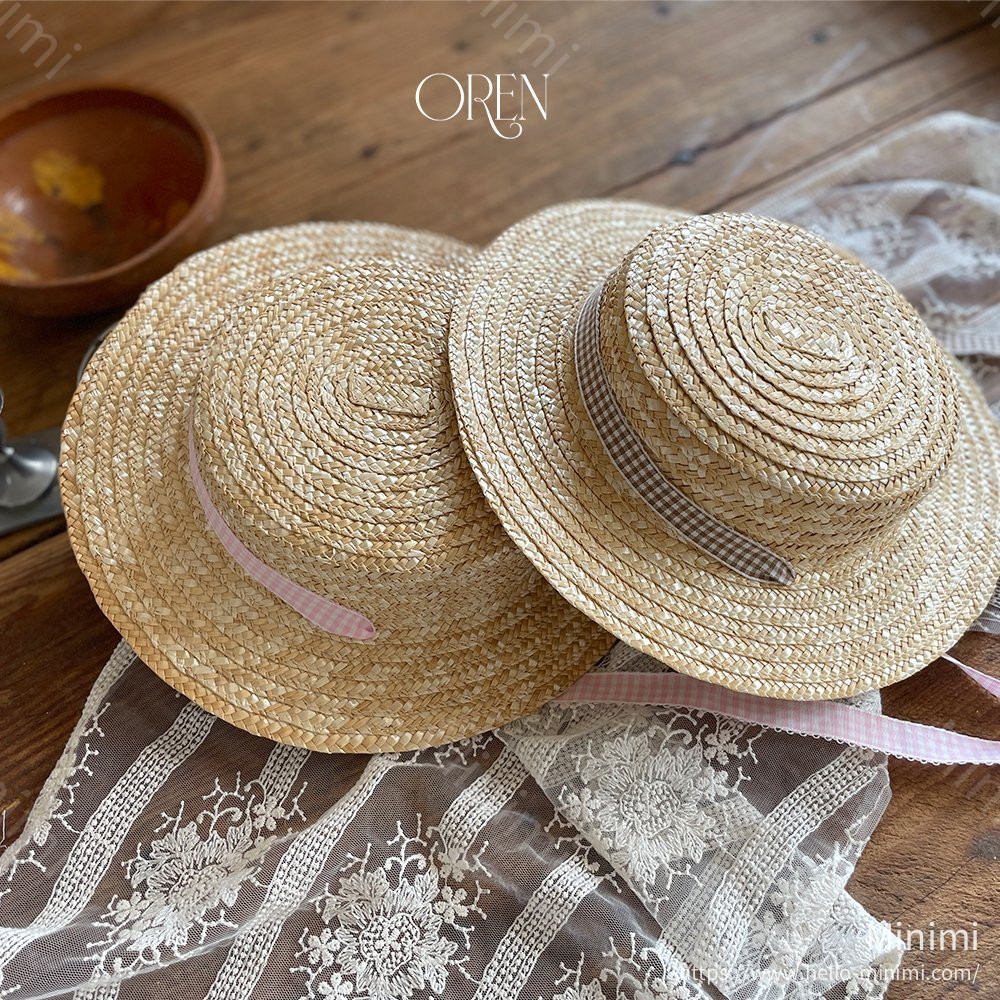 Florent Flat Ribbon Straw Hat
