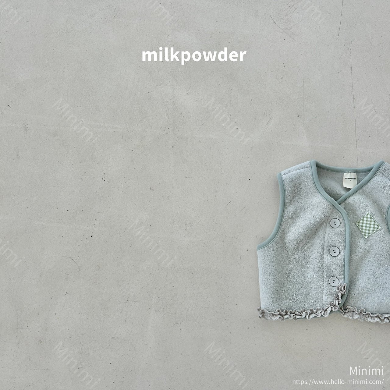 milkpowder Fogny Fleece Vest 細節圖 13