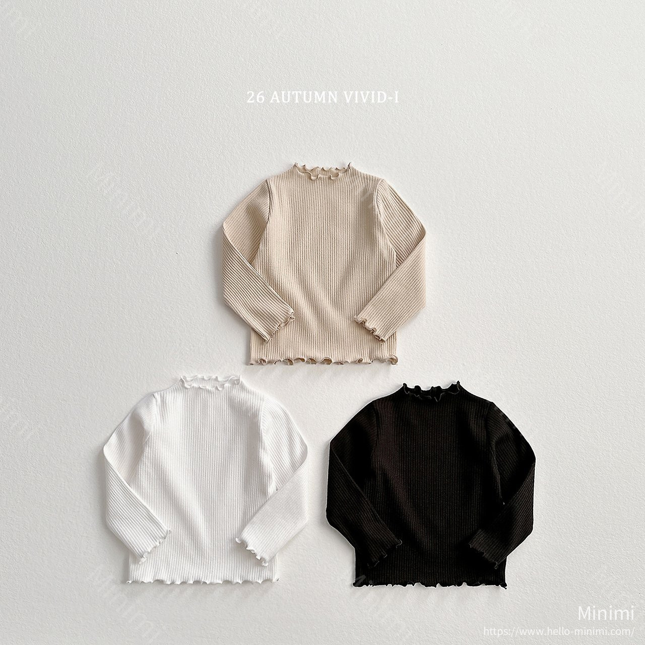 Soft Ribbed Ruffle T-shirt
