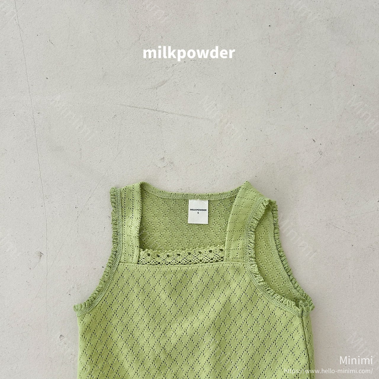 milkpowder Green Vest 細節圖 14