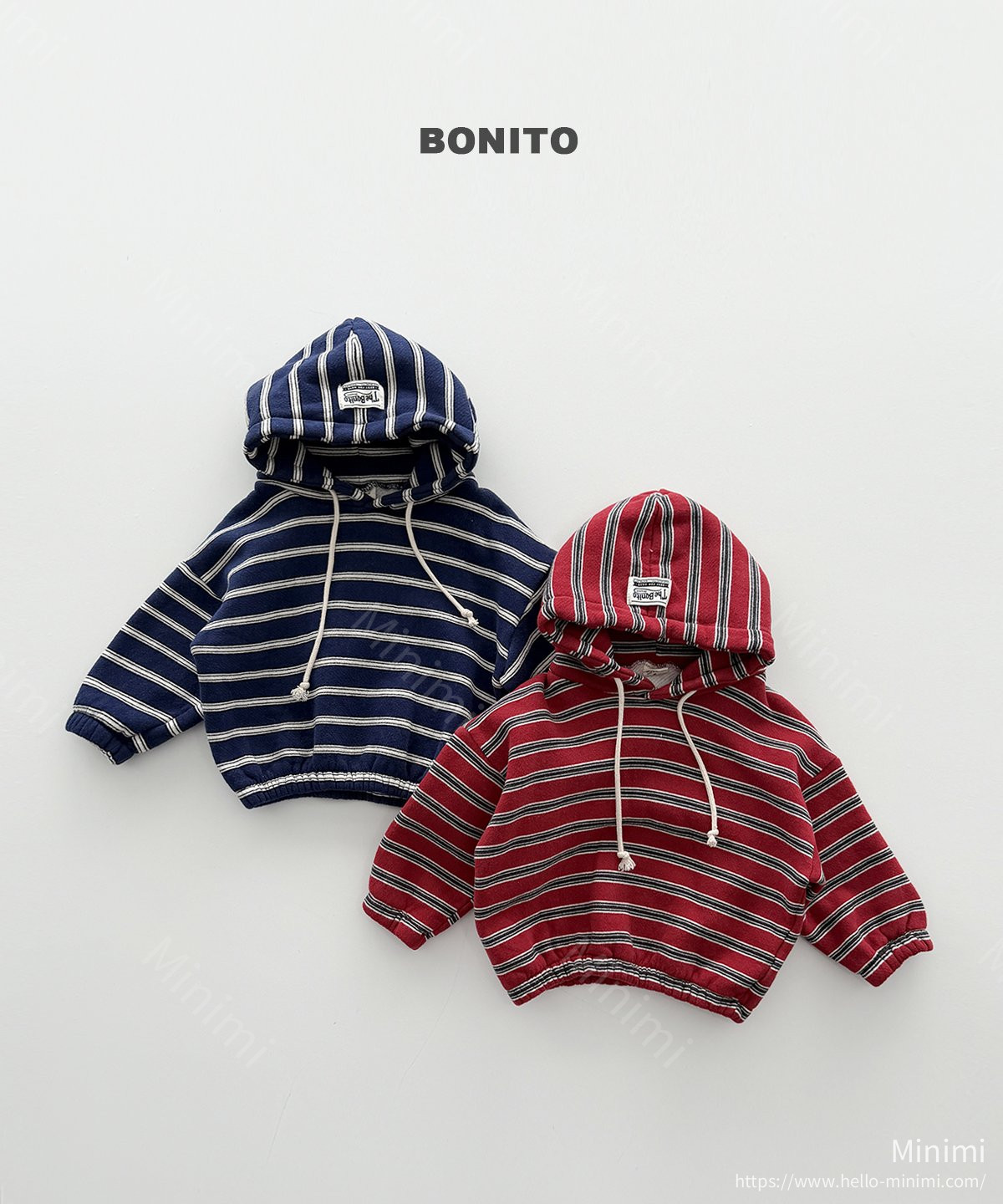BONITO Jolly Stripe Hoodie 韓國童裝現貨