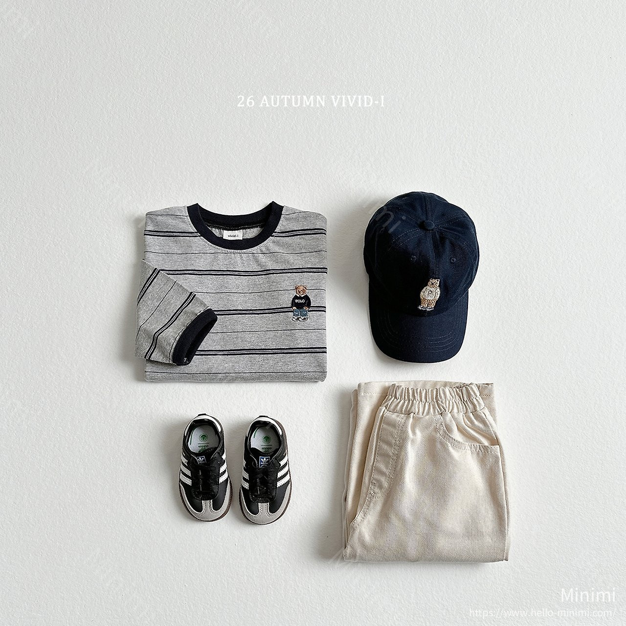 VIVID-I Signature Bear Stripe T-shirt 細節圖 16