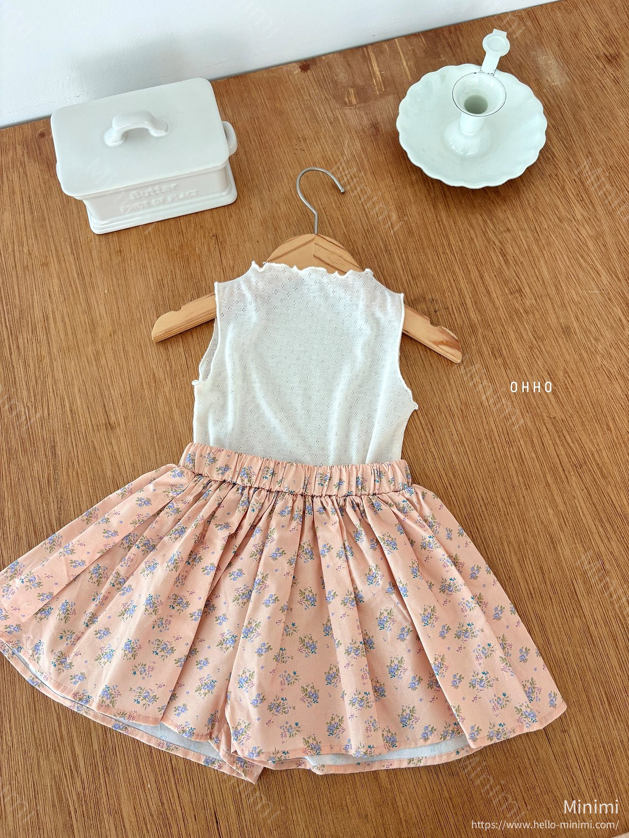 OHHO Eyelet Sleeveless Tee 細節圖 11