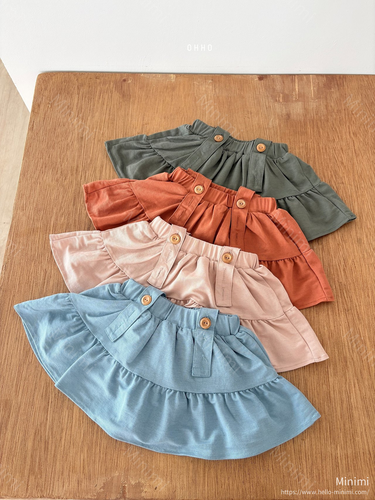 OHHO Forest Shirring Strap Skirt 細節圖 14