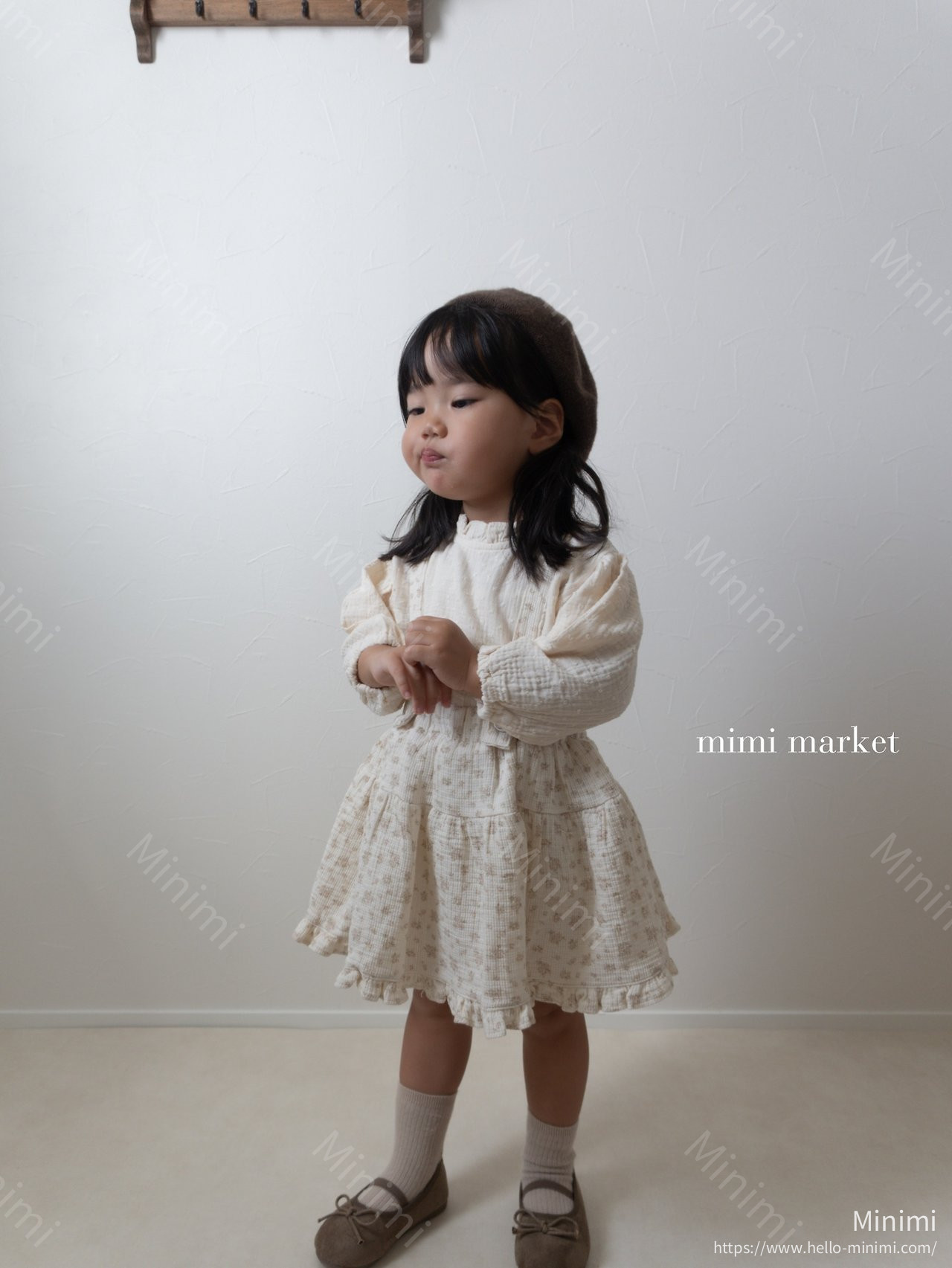 mimi-market Neck Frill Blouse 細節圖 7