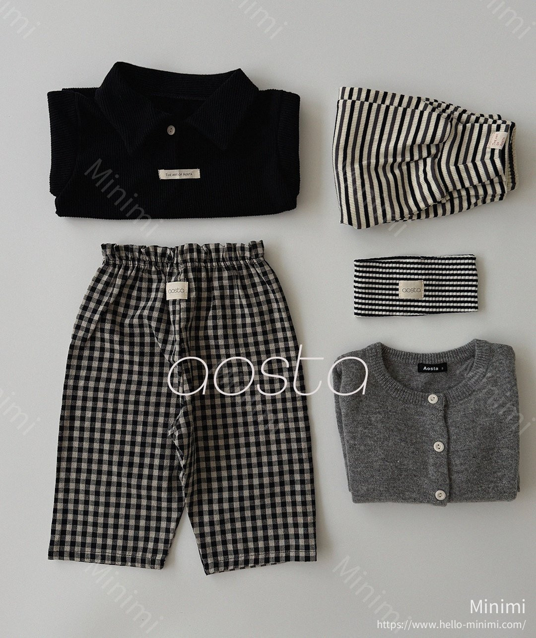 Aosta atelier Caramel Check Pants 細節圖 57
