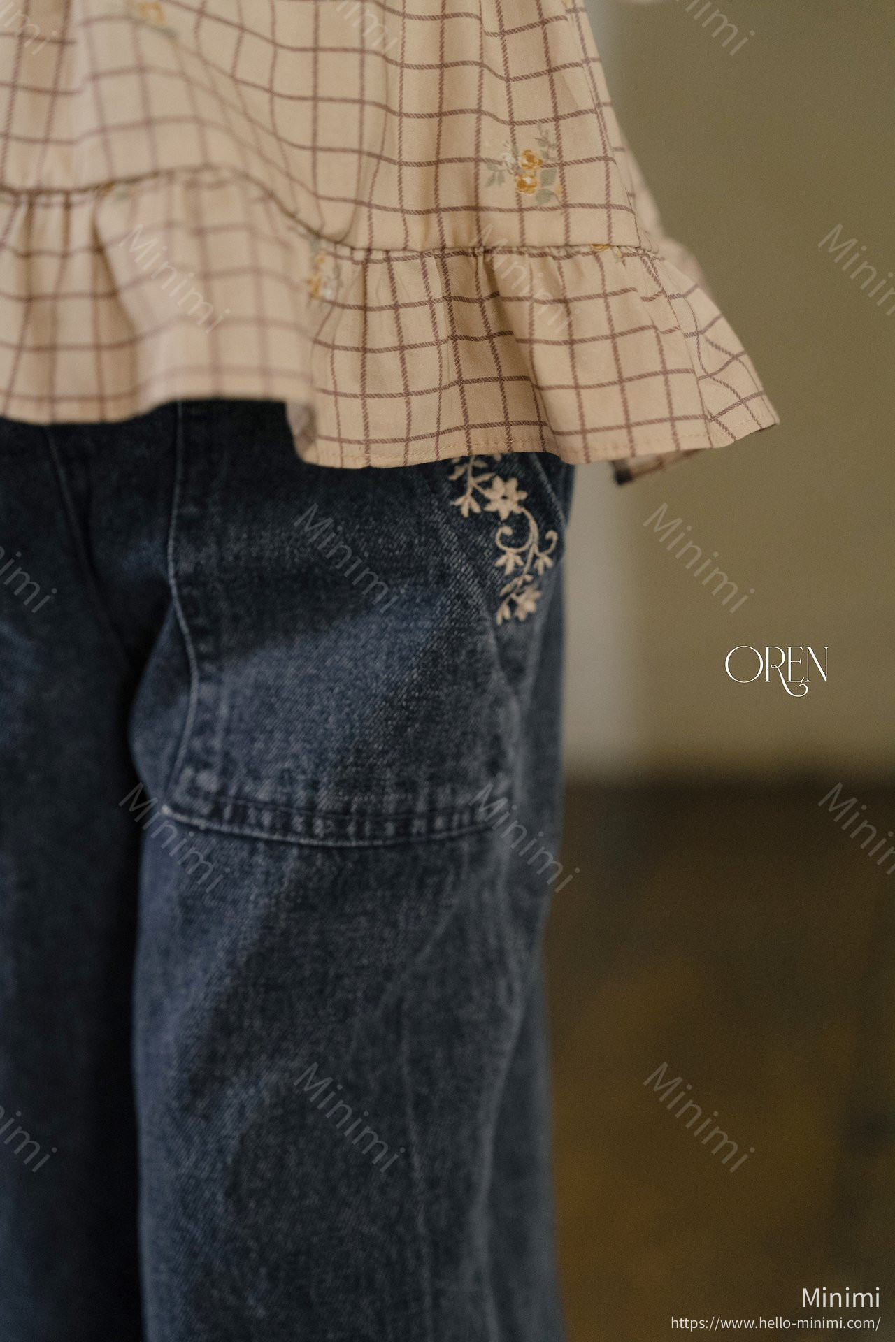 Oren Maple Embroidered Denim Pants 細節圖 34