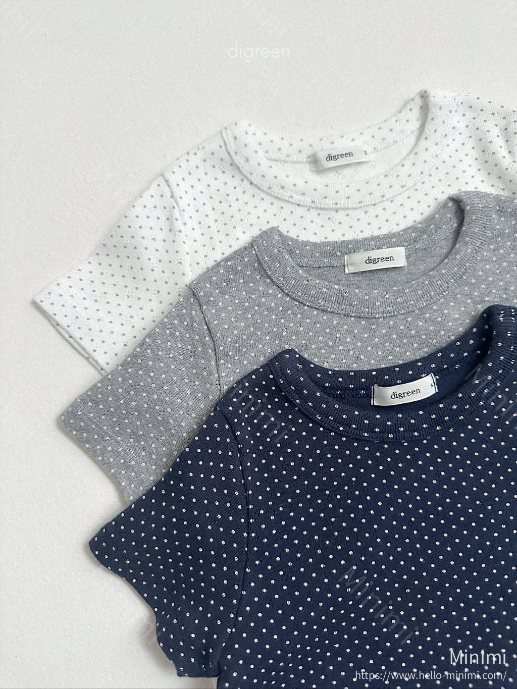 digreen Emily Dot Tee - 韓國童裝代購主圖