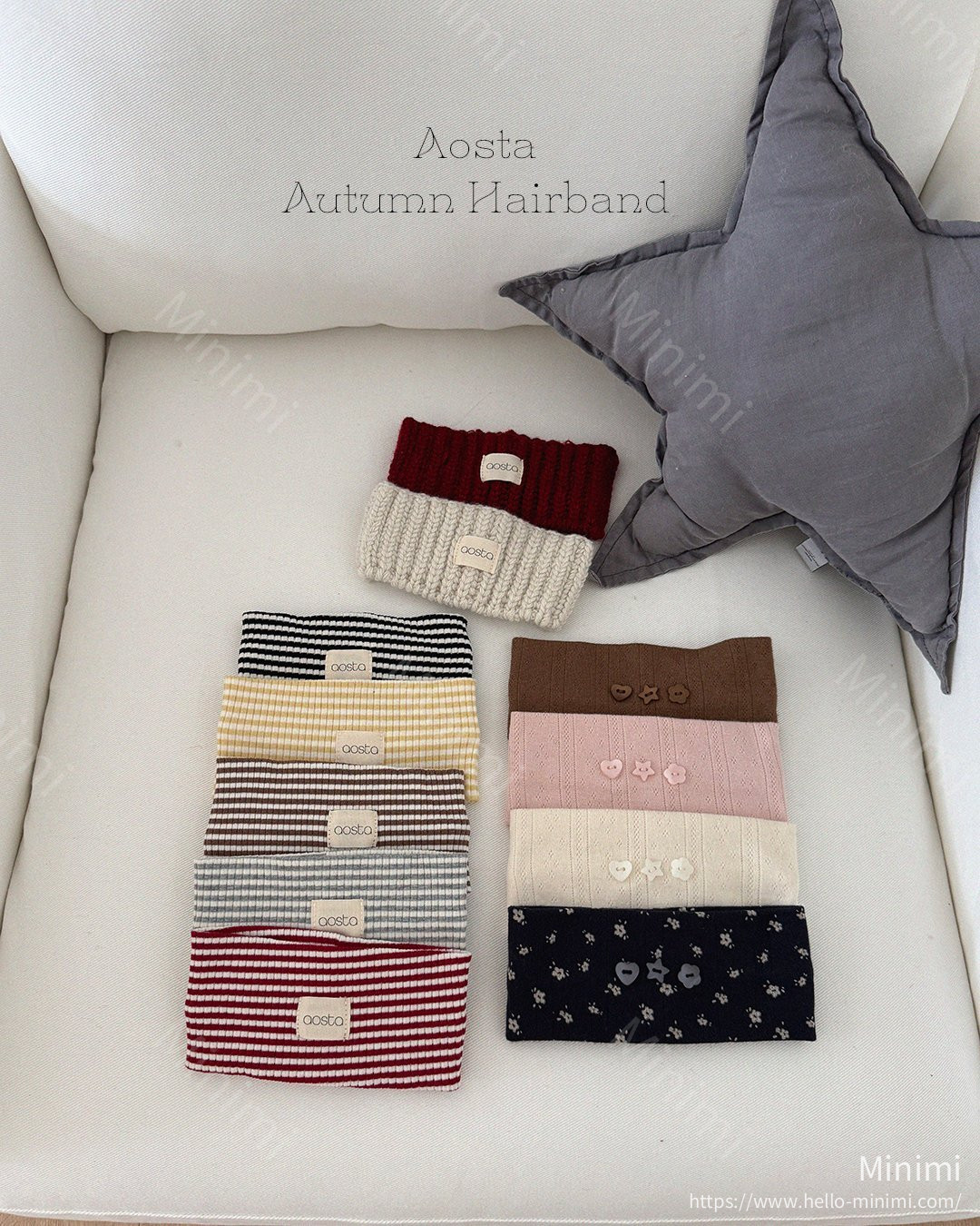 Aosta atelier Cookie Headband 細節圖 89