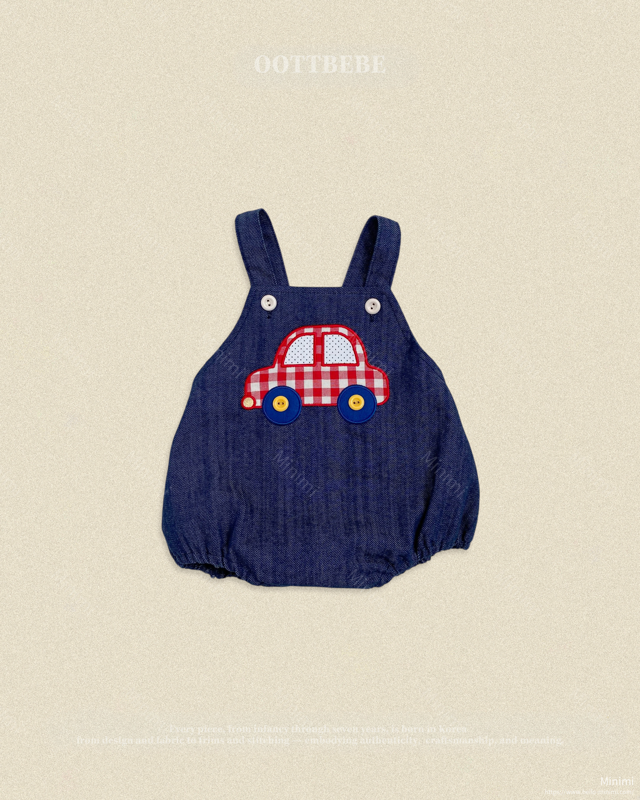 oott bebe Boongboong Denim Bodysuit 細節圖 4