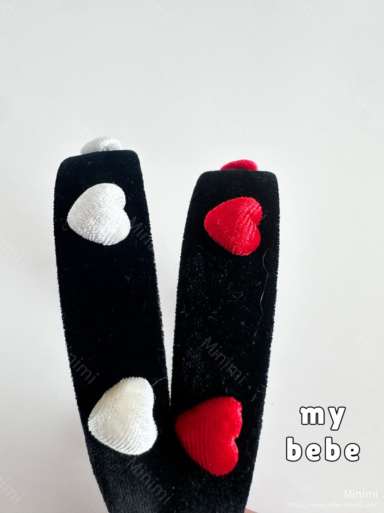 my_bébé King Heart Velvet Hairband 細節圖 7