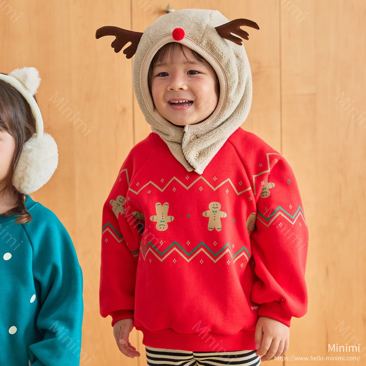 1st BLUE Christmas Rudolph Cookie Sweatshirt 細節圖 13