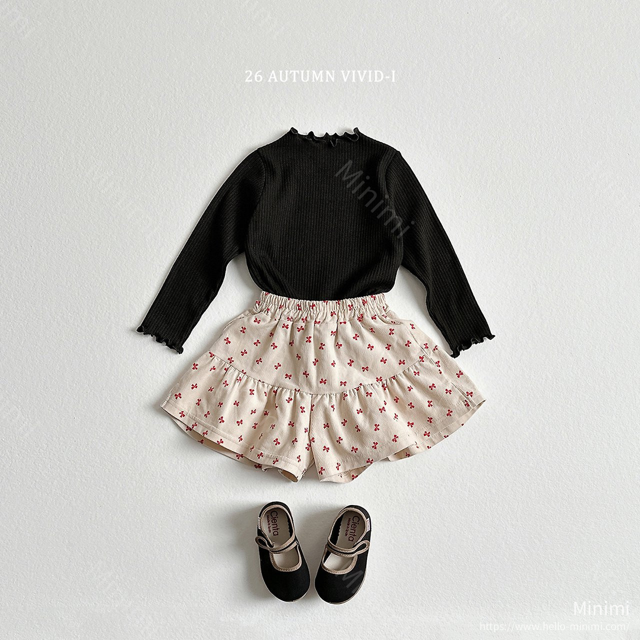 VIVID-I Soft Ribbed Ruffle T-shirt 細節圖 14