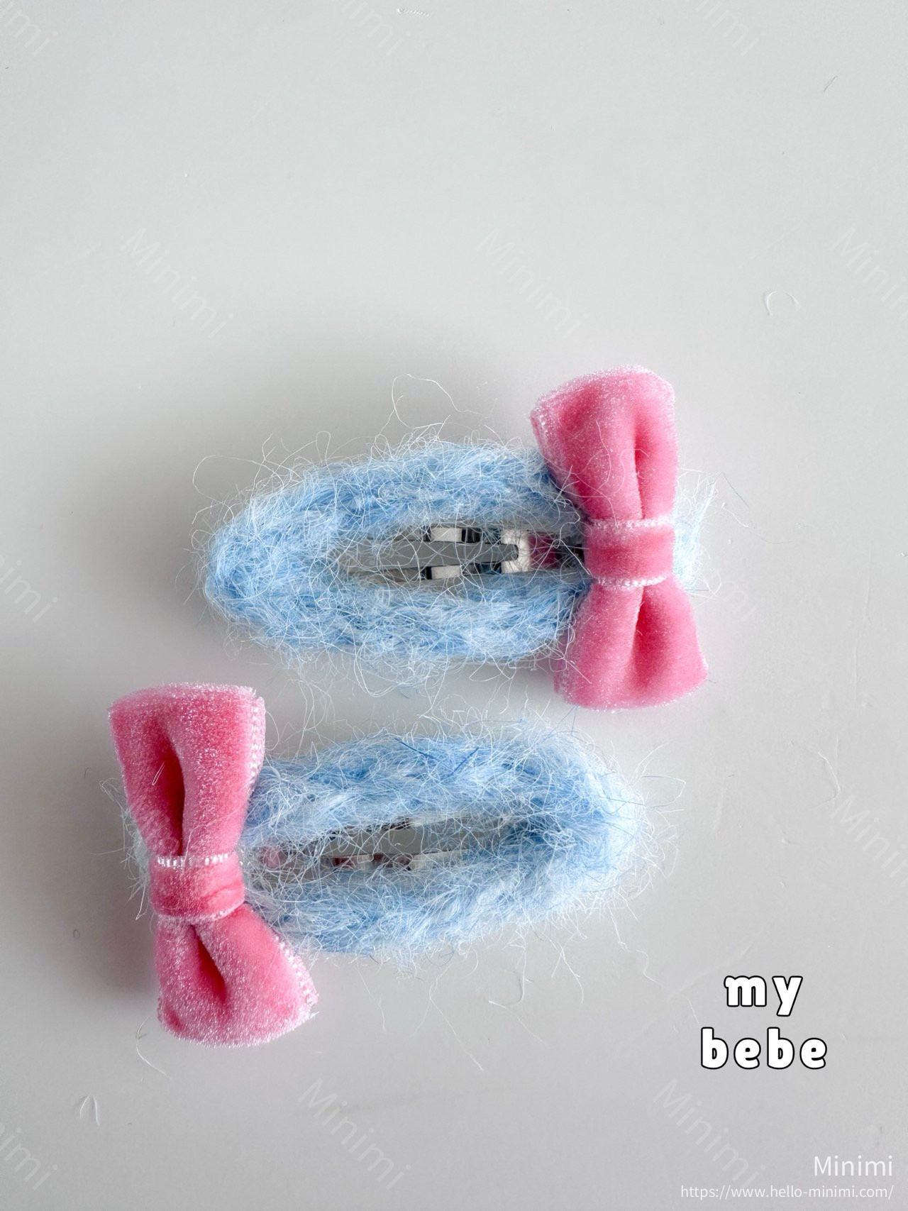 my_bébé Colorful Ribbon Hairpin Set 細節圖 1