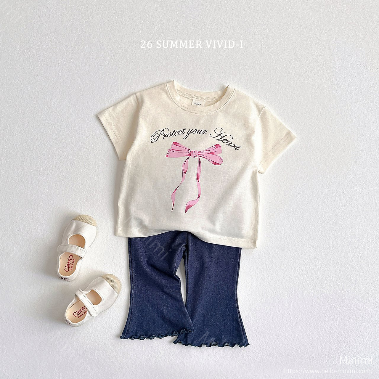 VIVID-I Summer Indigo Flared Cropped Pants 細節圖 9