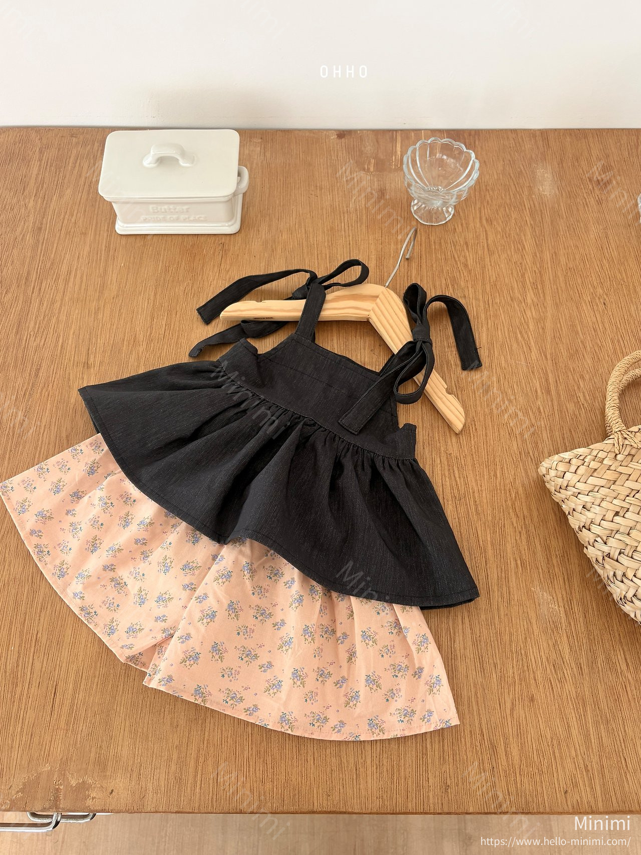 OHHO Soft Denim Strap Blouse 細節圖 12