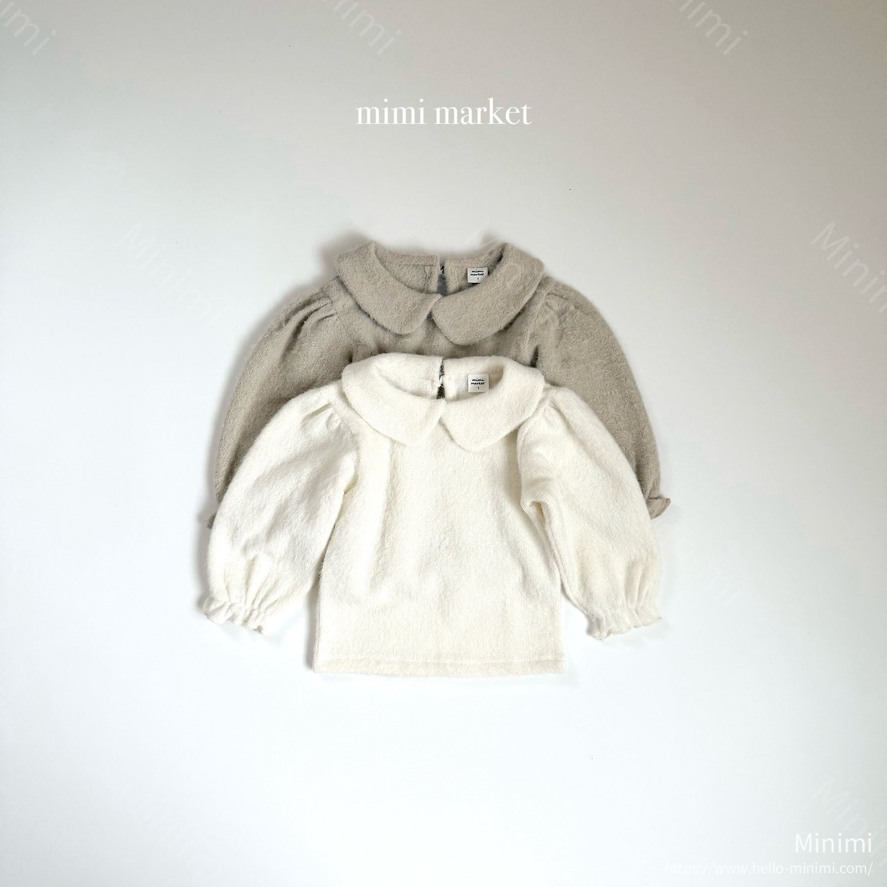 mimi-market Hair Collar Tee - 韓國童裝代購主圖