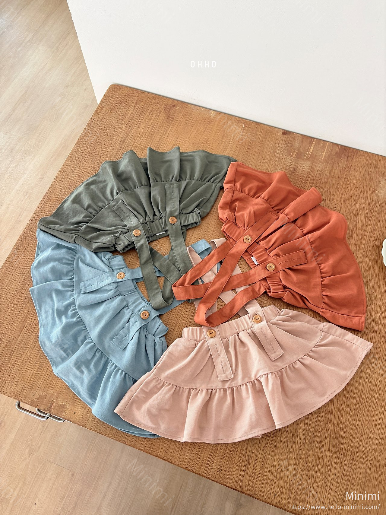 OHHO Forest Shirring Strap Skirt 細節圖 16