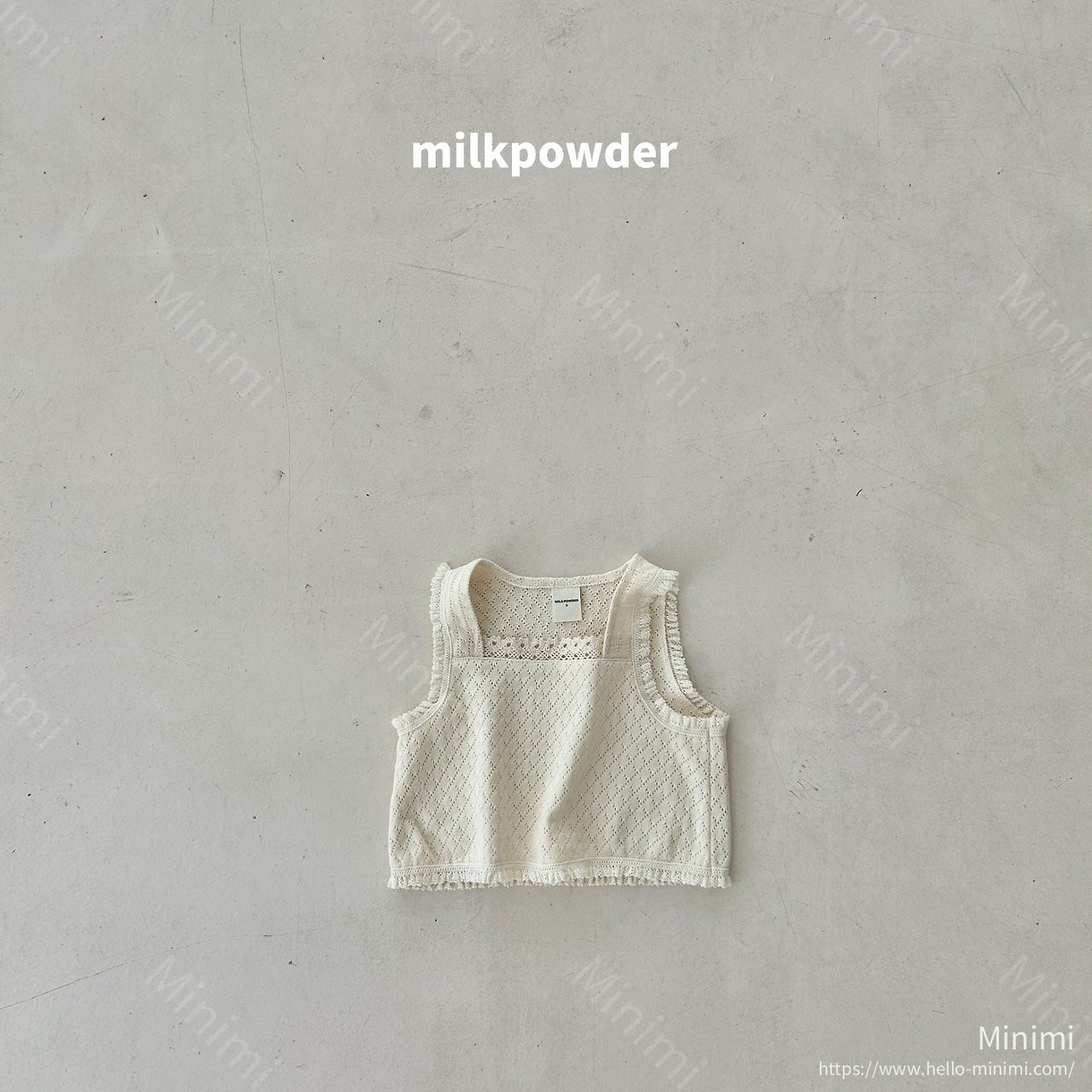 milkpowder Green Vest 細節圖 5