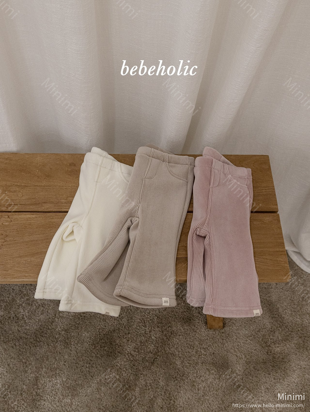 BEBEHOLIC Basil Ribbed Boots-cut 細節圖 5