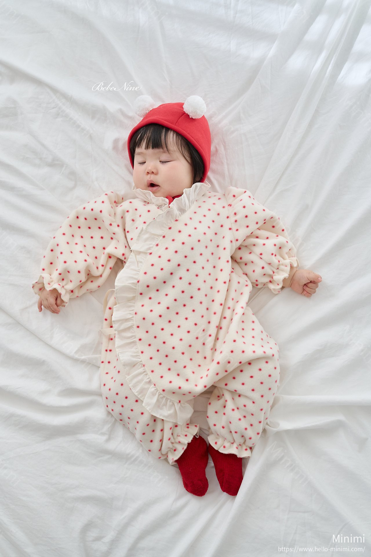 bebe nine Puff Lace Bonnet 細節圖 6