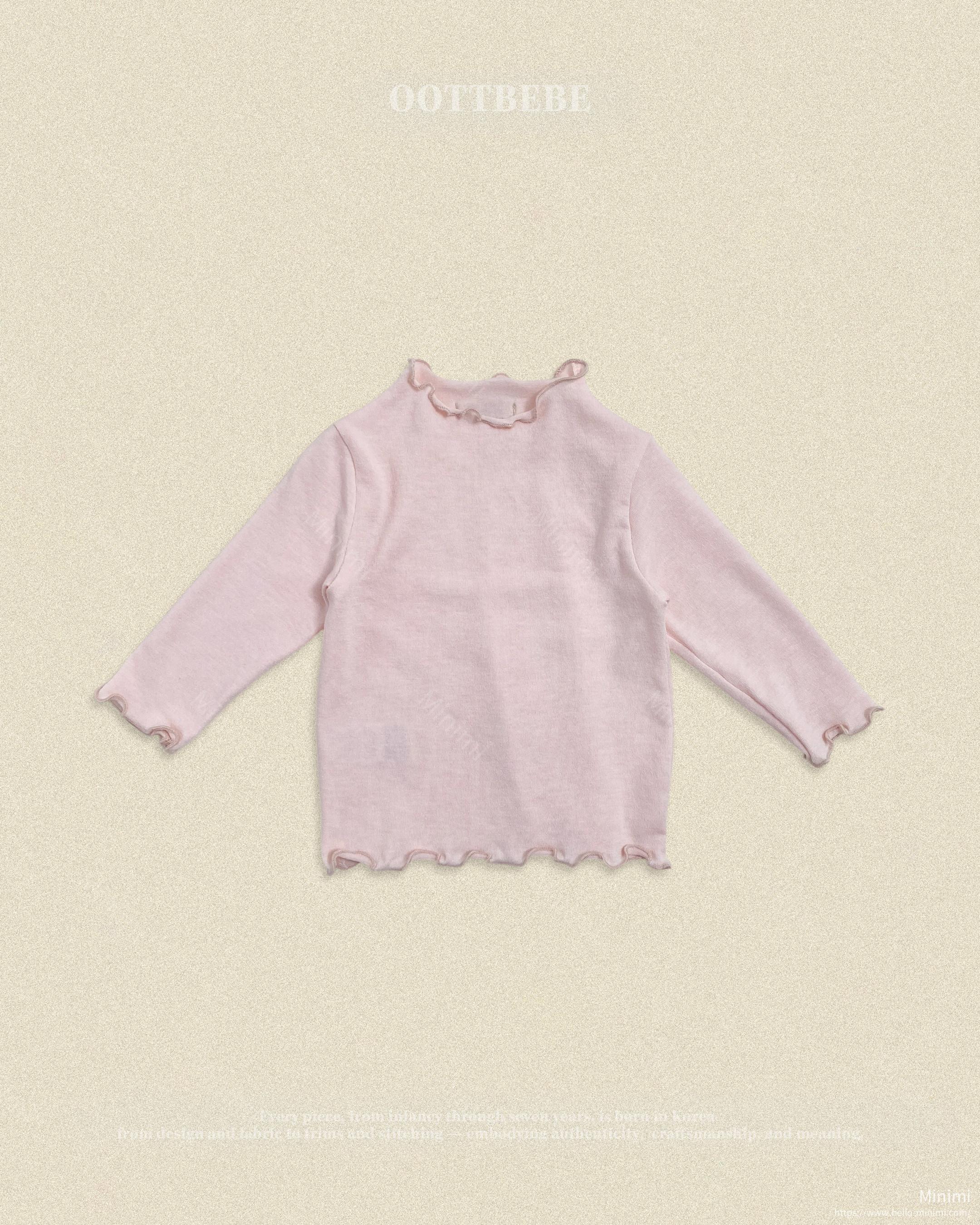 oott bebe Pastel Ruffle T-shirt 細節圖 6