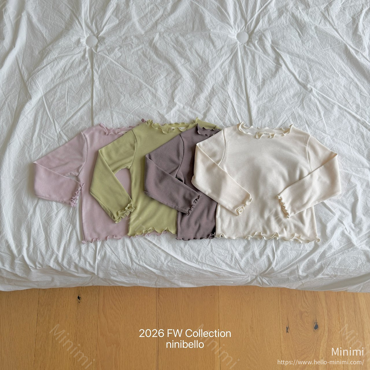 ninibello Soft Frill T-shirt 細節圖 1