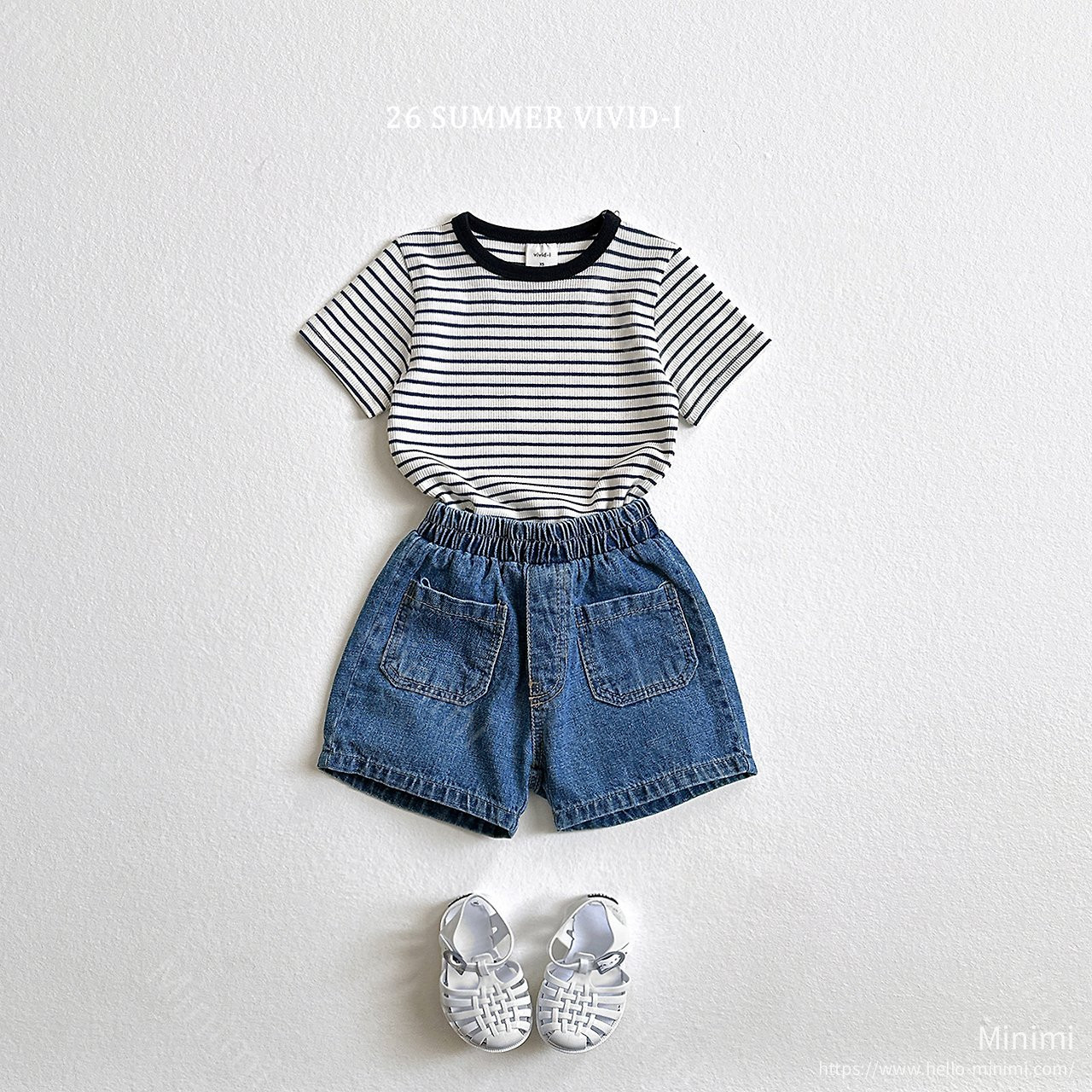 VIVID-I Striped Ribbed Bound T-Shirt 細節圖 13