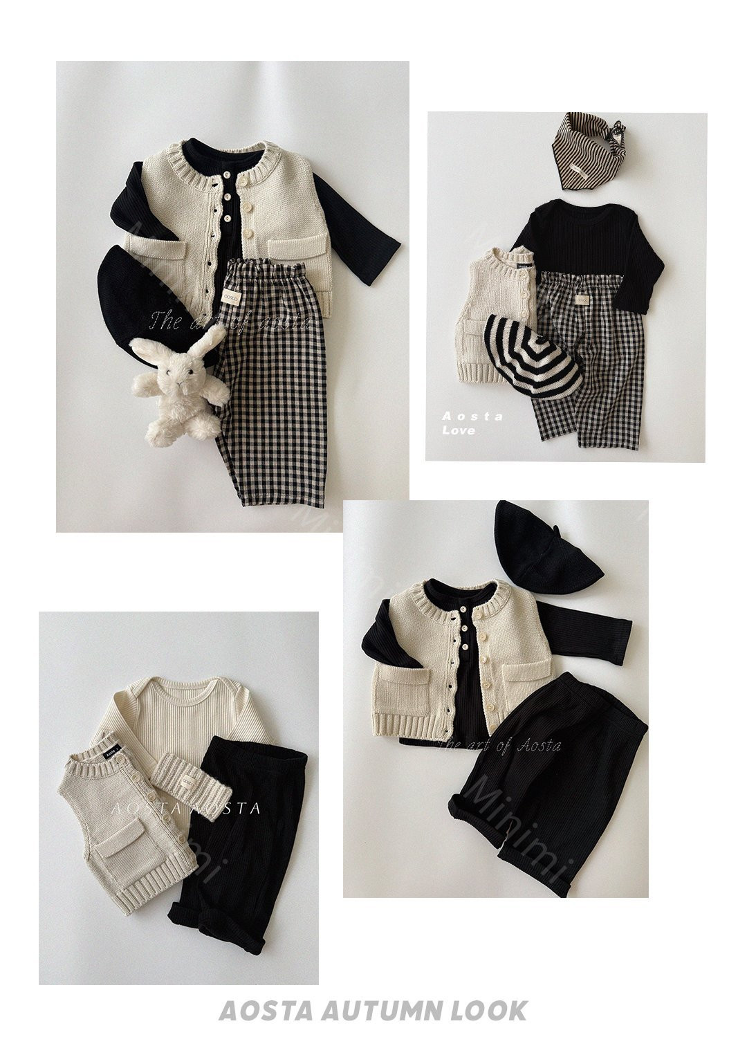 Aosta atelier Knit Cookie Vest 細節圖 3