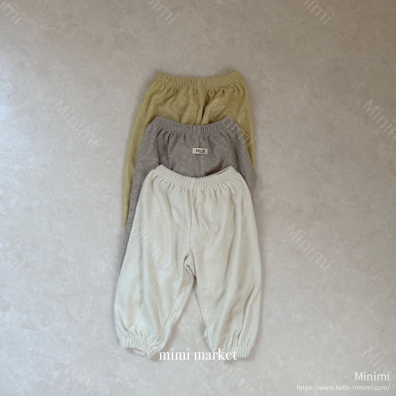 mimi-market Terry Jogger Pants - 韓國童裝代購主圖