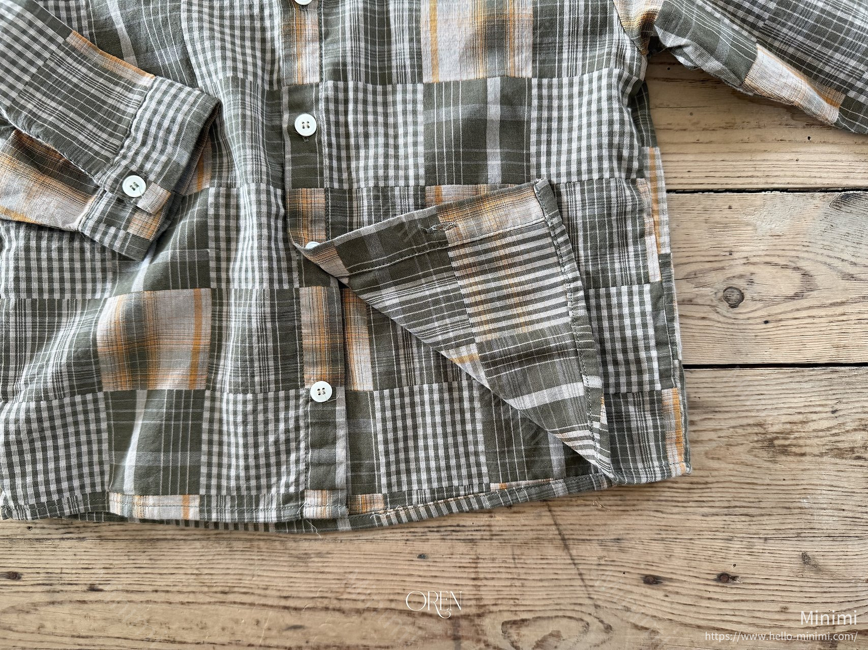 Oren Oliver Patchwork Shirt 細節圖 18