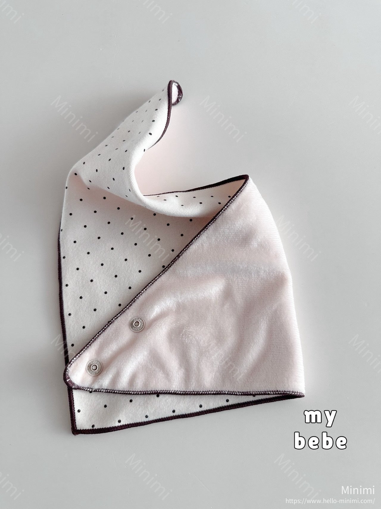 my_bébé Mink Bib 細節圖 5